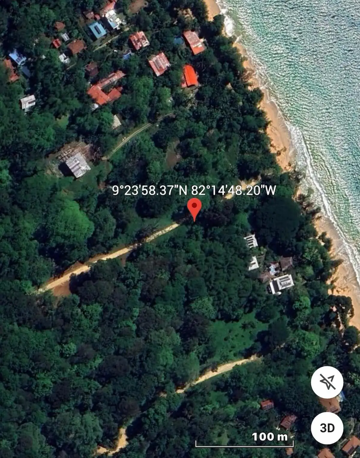 Location of the best property in bluff bocas del toro